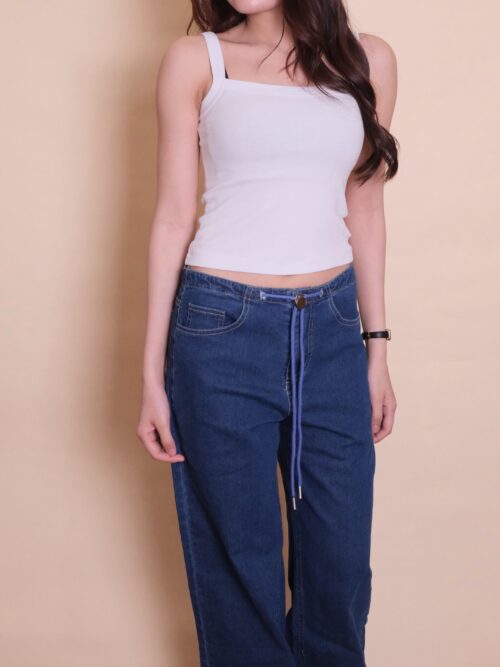 Square-Neck Spaghetti Cami