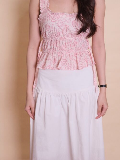 Pink Flowery Top