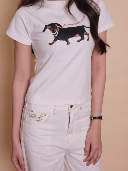 Dog Graphic Baby Tee