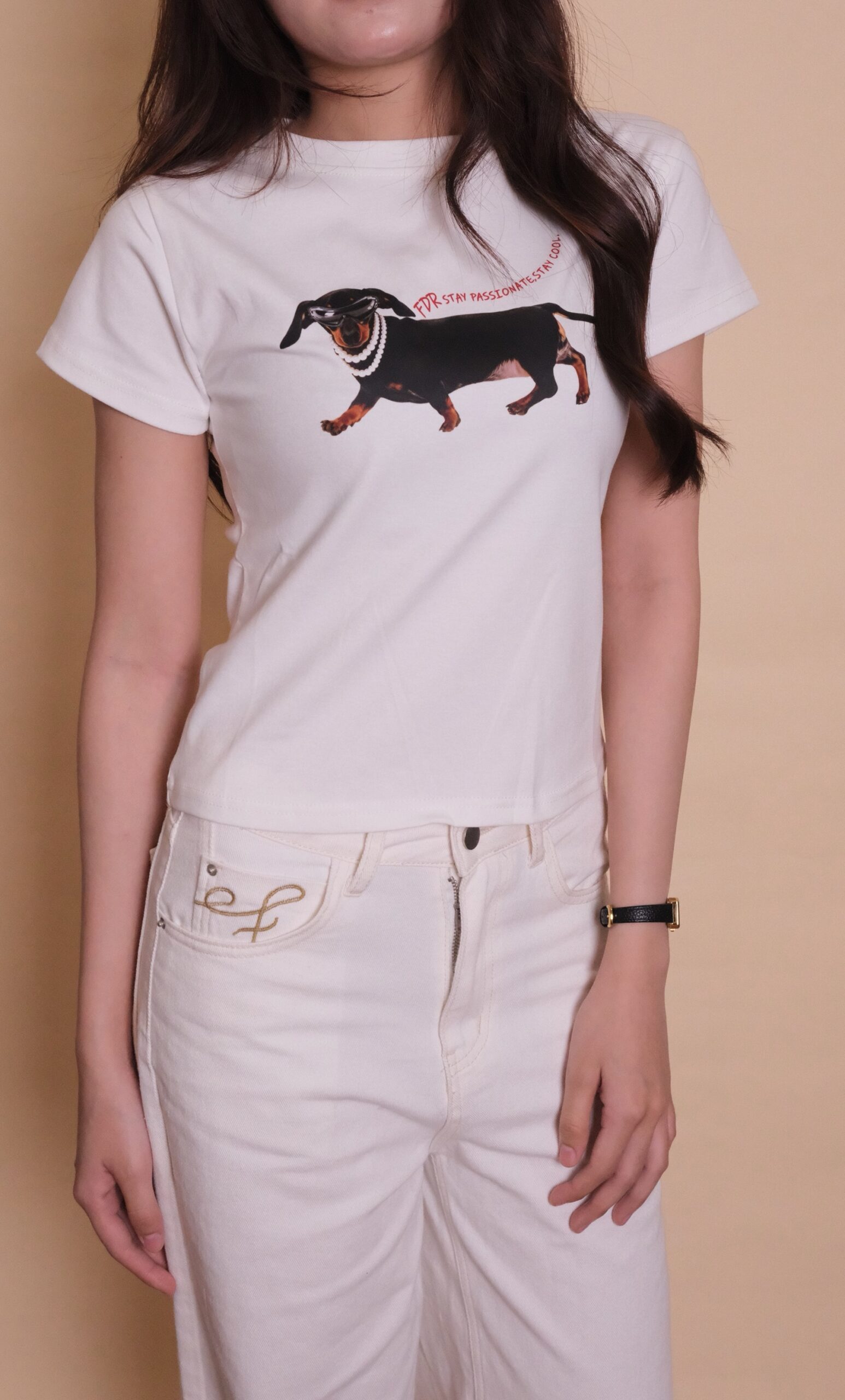 Dog Graphic Baby Tee
