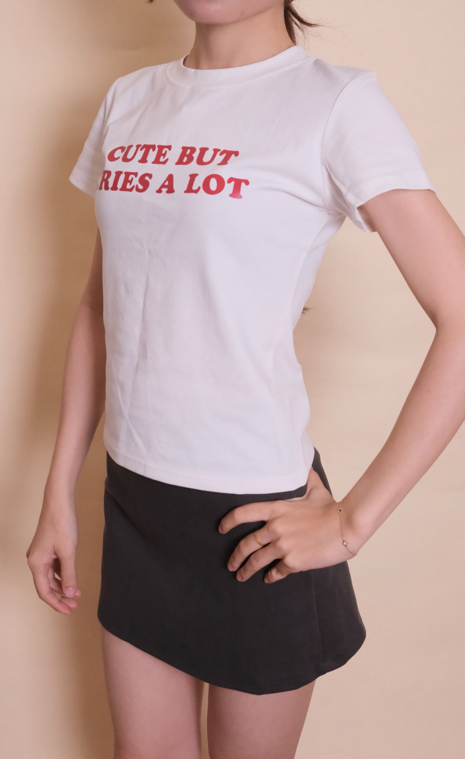 Cute-Cries Graphic Baby Tee